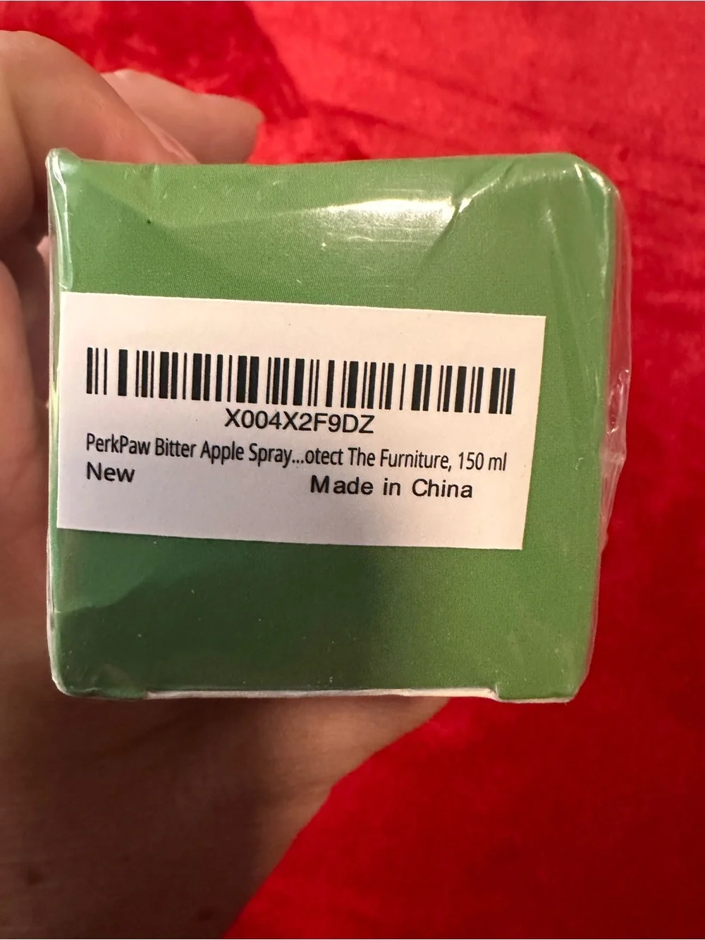 Stop chew spray. Bitter Apple Spray for Dogs - Green/Orange